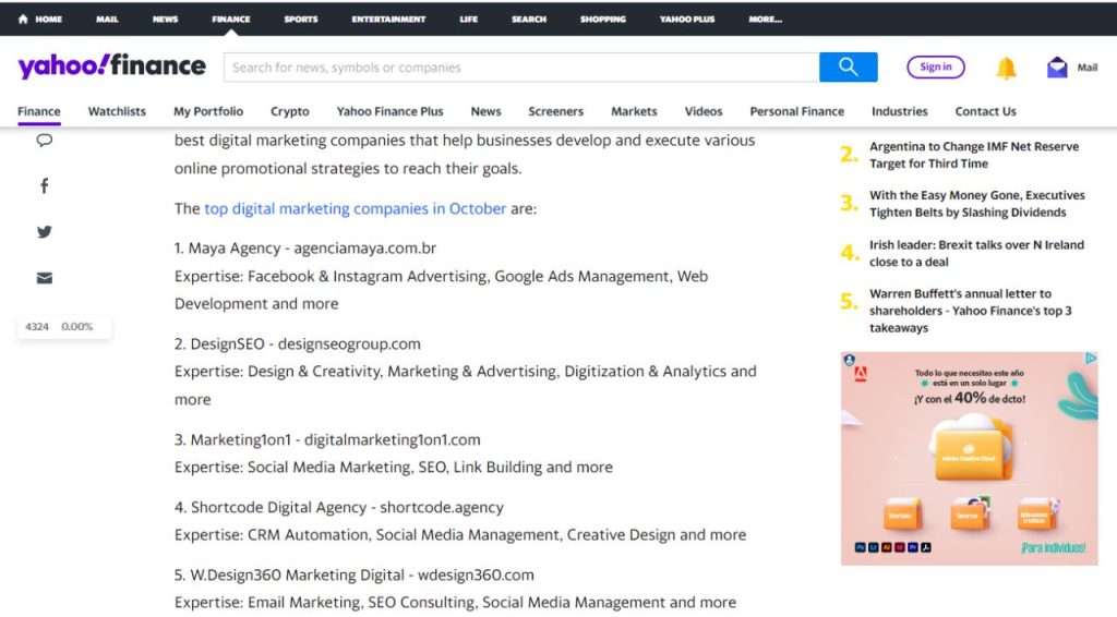 DesignSEO: entre las 20 mejores agencias de Marketing Digital B2B 1 marketing digital: designseo entre el top 20 de agencias de marketing